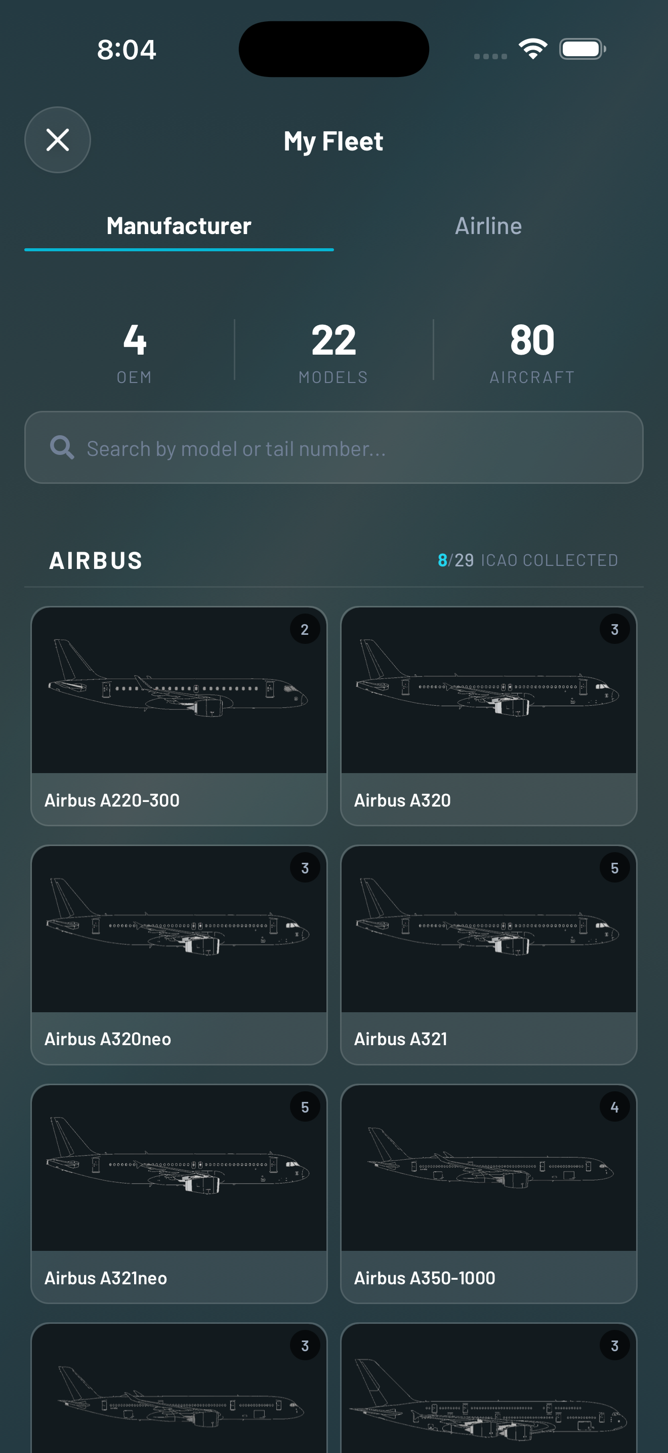 Aircraft collection